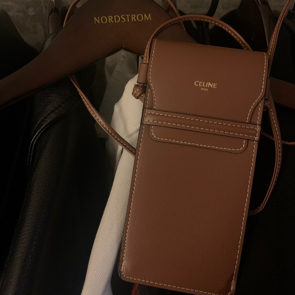 Celine sunglasses holder/phone holder/small crossbody